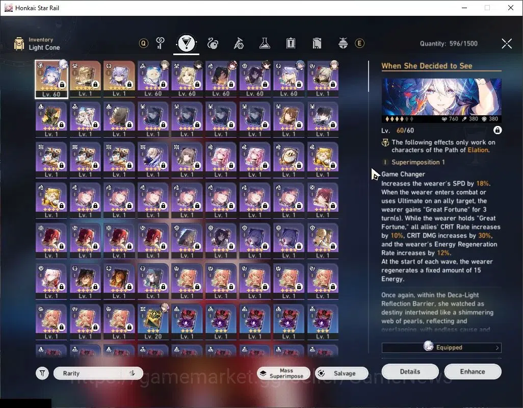 Honkai Star Rail Accounts ASIA|TL 50|3 Limited|Yao Guang E3 + Sign,Sparkle,D image 6