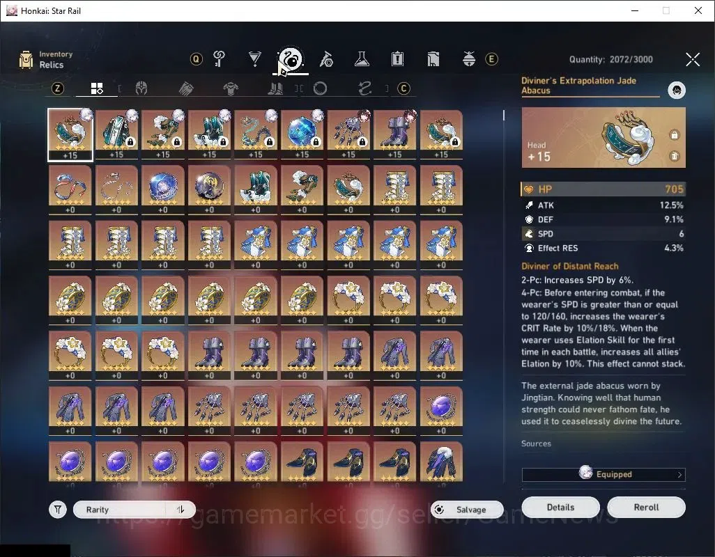 Honkai Star Rail Accounts ASIA|TL 50|3 Limited|Yao Guang E3 + Sign,Sparkle,D image 8