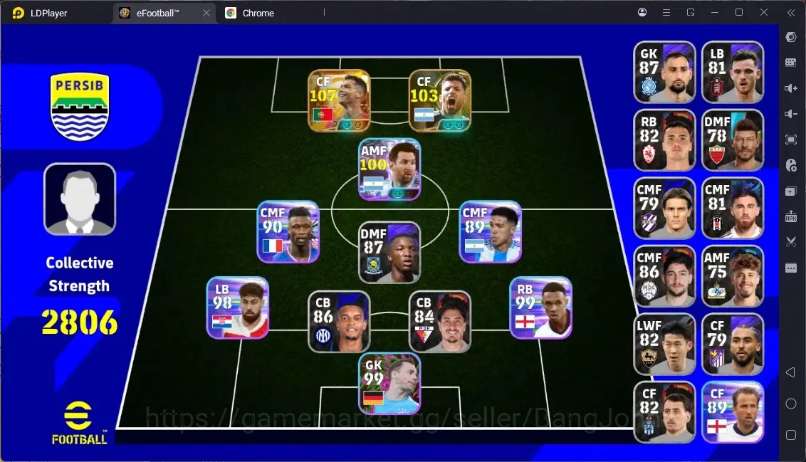 eFootball Accounts Starter Mobile | PW 2806 | Starter | New Bigtime Ronaldo | Epic New Sergio Aguero | 2026 | Check SS 1