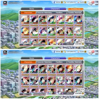 Bleach: Brave Souls Accounts Mid-Tier #BBS206 [GLOBAL] BP ALL 1,2M | RANK 194 | 18 Char 5/5, MT 7 | 286 Character *6 | NEW