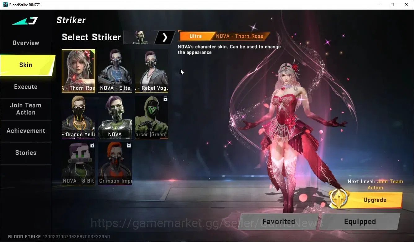 Blood Strike Accounts ASIA|MELEE Scythe-LunaSlash+16 ULTRA[Nova-Rose,Spi image 3