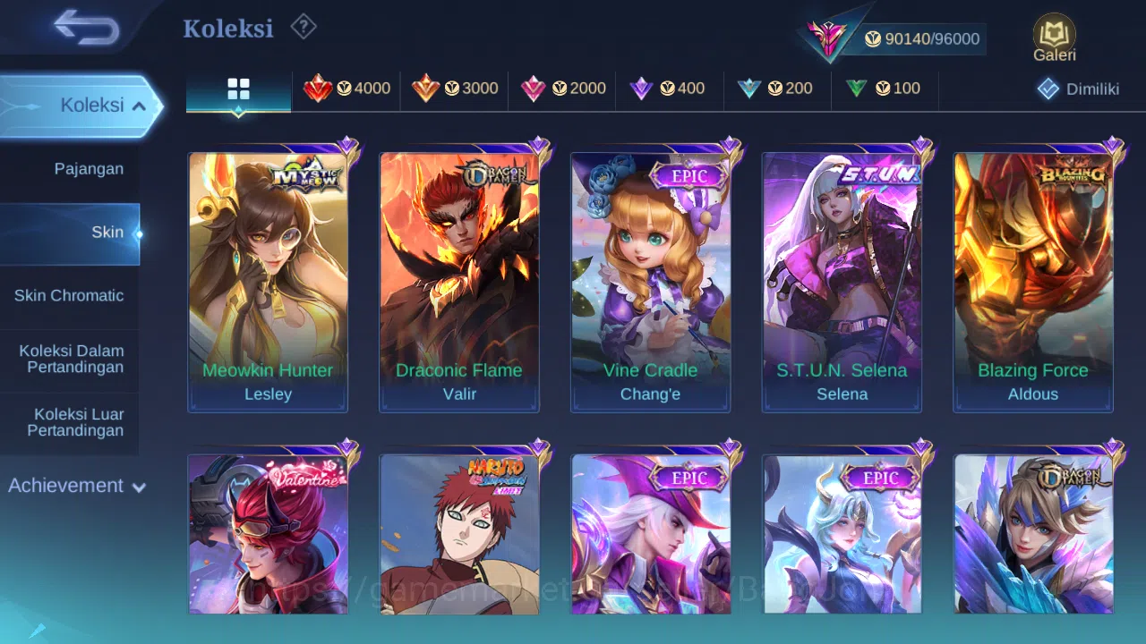 Mobile Legends: Bang Bang Accounts Others Hero 132 Skin 331 | Legend Franco | Aspirant Angela | Prime Yuzhong | Luckybox 11