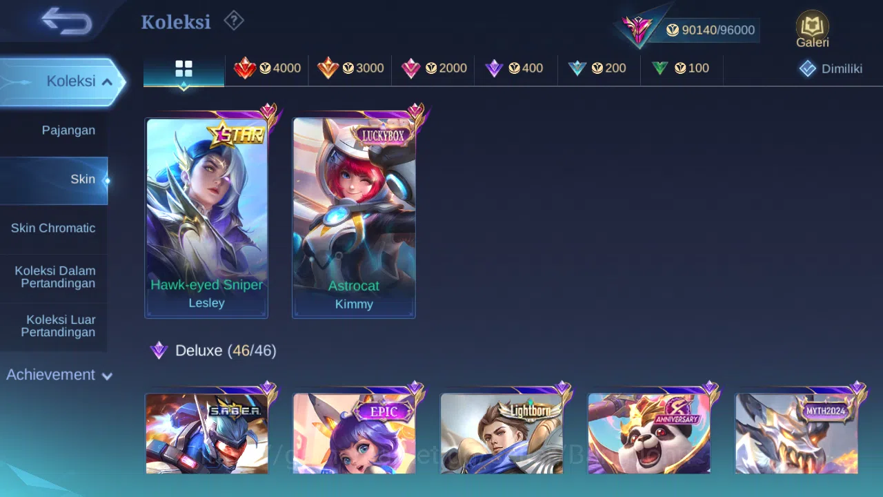 Mobile Legends: Bang Bang Accounts Others Hero 132 Skin 331 | Legend Franco | Aspirant Angela | Prime Yuzhong | Luckybox 5