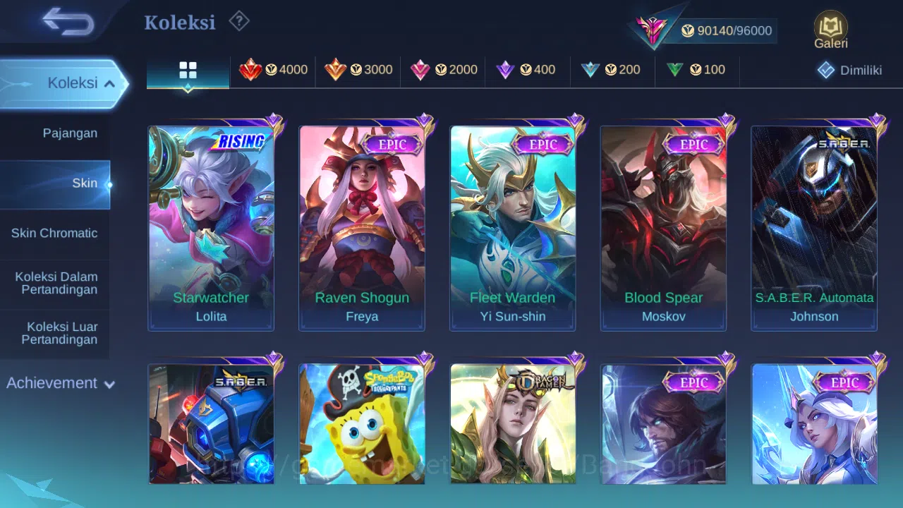 Mobile Legends: Bang Bang Accounts Others Hero 132 Skin 331 | Legend Franco | Aspirant Angela | Prime Yuzhong | Luckybox 8