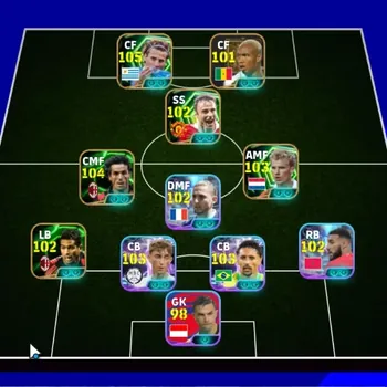 eFootball Accounts Legends & Iconic Players Android|Power 3164|9 Epic Diego Forlan,Roberto Donadoni,Dennis Bergkamp,Dimitar