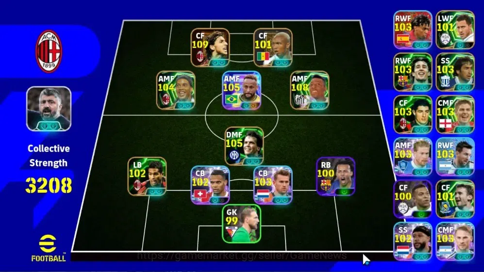 eFootball Accounts Legends & Iconic Players Android|Big Time Ibrahimovic|12Epic Pele,Lothar Matthaus,Ronaldinho 1