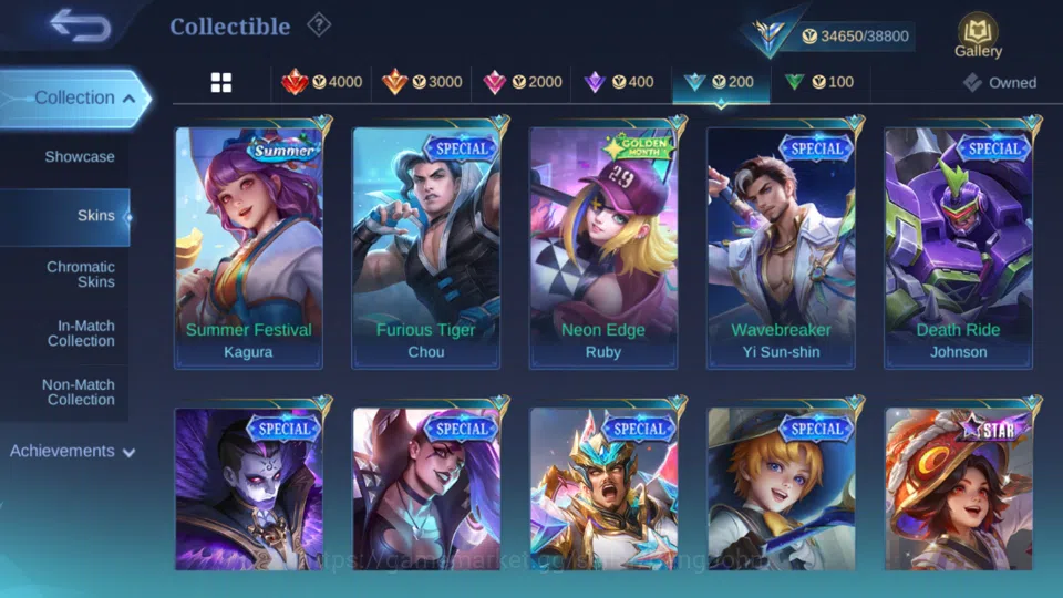 Mobile Legends: Bang Bang Accounts Hero 82 | skin 125 | magic core 54 wr 53 % kof kar image 10