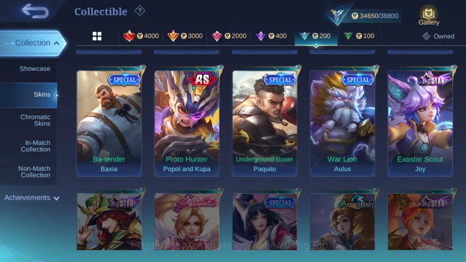 Mobile Legends: Bang Bang Accounts Hero 82 | skin 125 | magic core 54 wr 53 % kof kar image 13