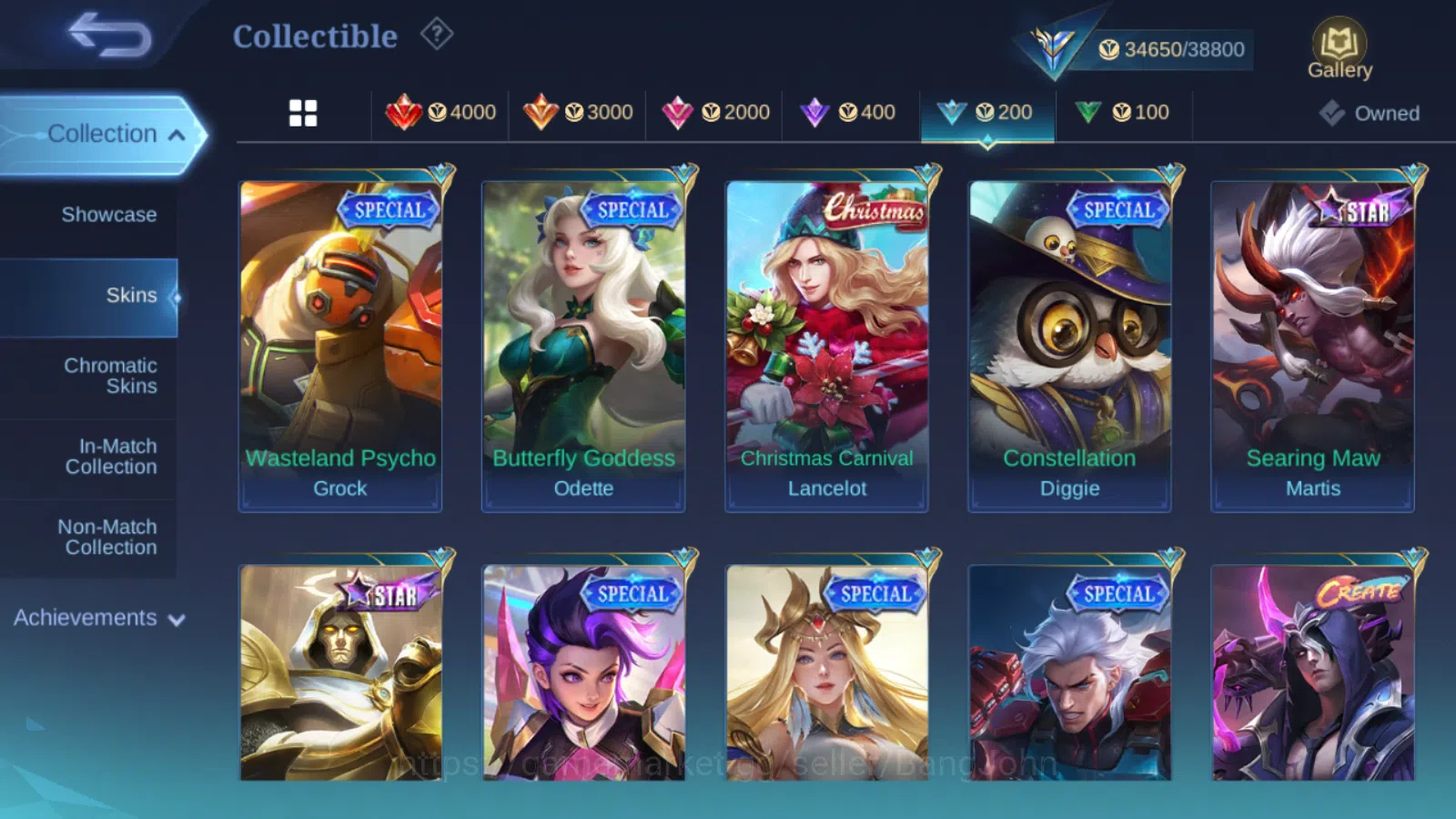 Mobile Legends: Bang Bang Accounts Hero 82 | skin 125 | magic core 54 wr 53 % kof kar image 15
