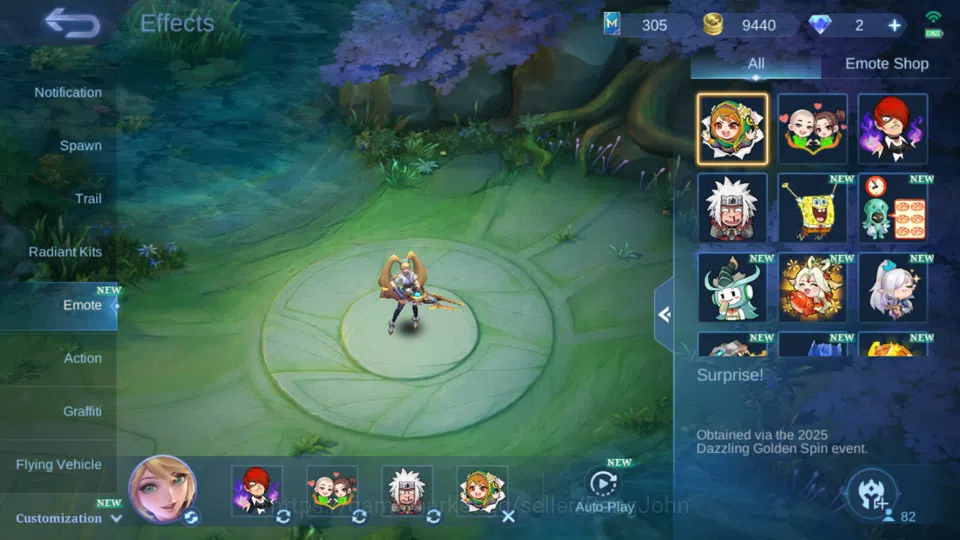 Mobile Legends: Bang Bang Accounts Hero 82 | skin 125 | magic core 54 wr 53 % kof kar image 3