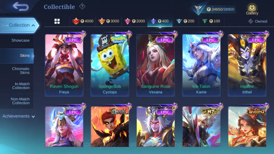 Mobile Legends: Bang Bang Accounts Hero 82 | skin 125 | magic core 54 wr 53 % kof kar image 6