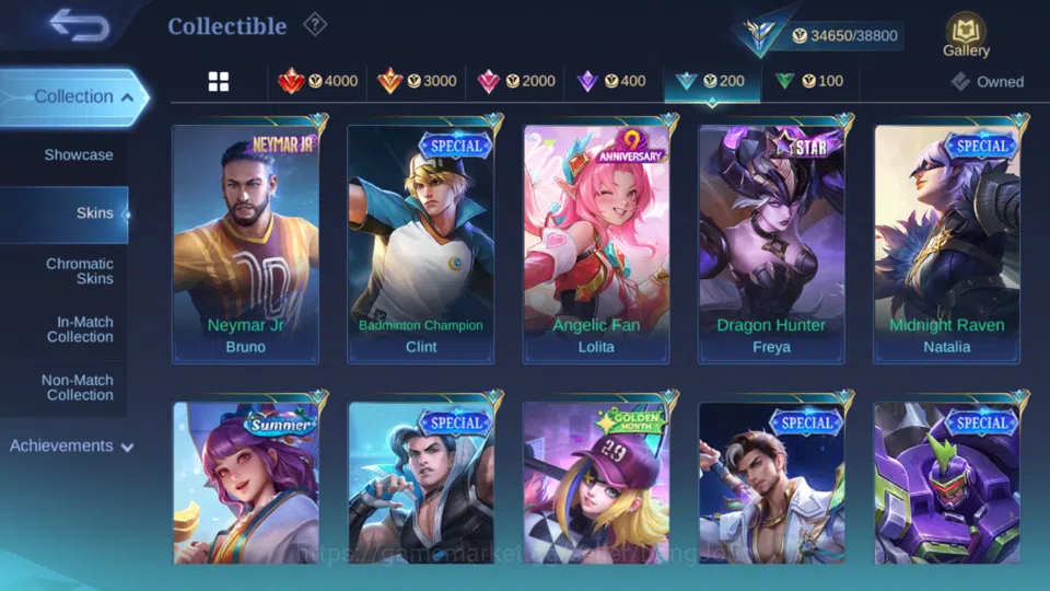 Mobile Legends: Bang Bang Accounts Hero 82 | skin 125 | magic core 54 wr 53 % kof kar image 9