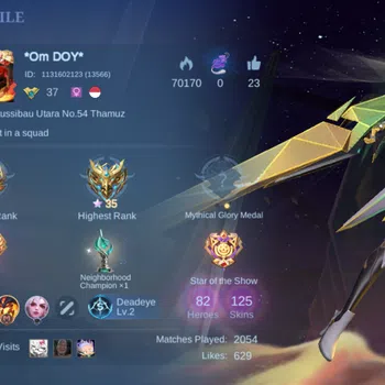 Mobile Legends: Bang Bang Others Hero 82 | skin 125 | magic core 54 wr 53 % kof kar image 1