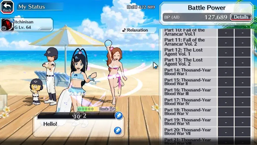 Bleach: Brave Souls Accounts Starter [GLOBAL]7K Orbs|Fresh All Story|Dream Team Ichigo,SwimSuit26 Gisele,Orihime,TYBW25 5