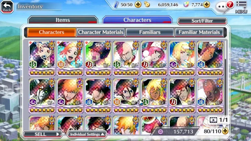 Bleach: Brave Souls Accounts Starter [GLOBAL]7K Orbs|Fresh All Story|Dream Team Ichigo,SwimSuit26 Gisele,Orihime,TYBW25 9