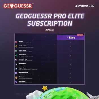 GeoGuessr Others [LIMITED STOCK] GeoGuessr Subscription to YOUR ACCOUNT | Pro Elite 1 Month