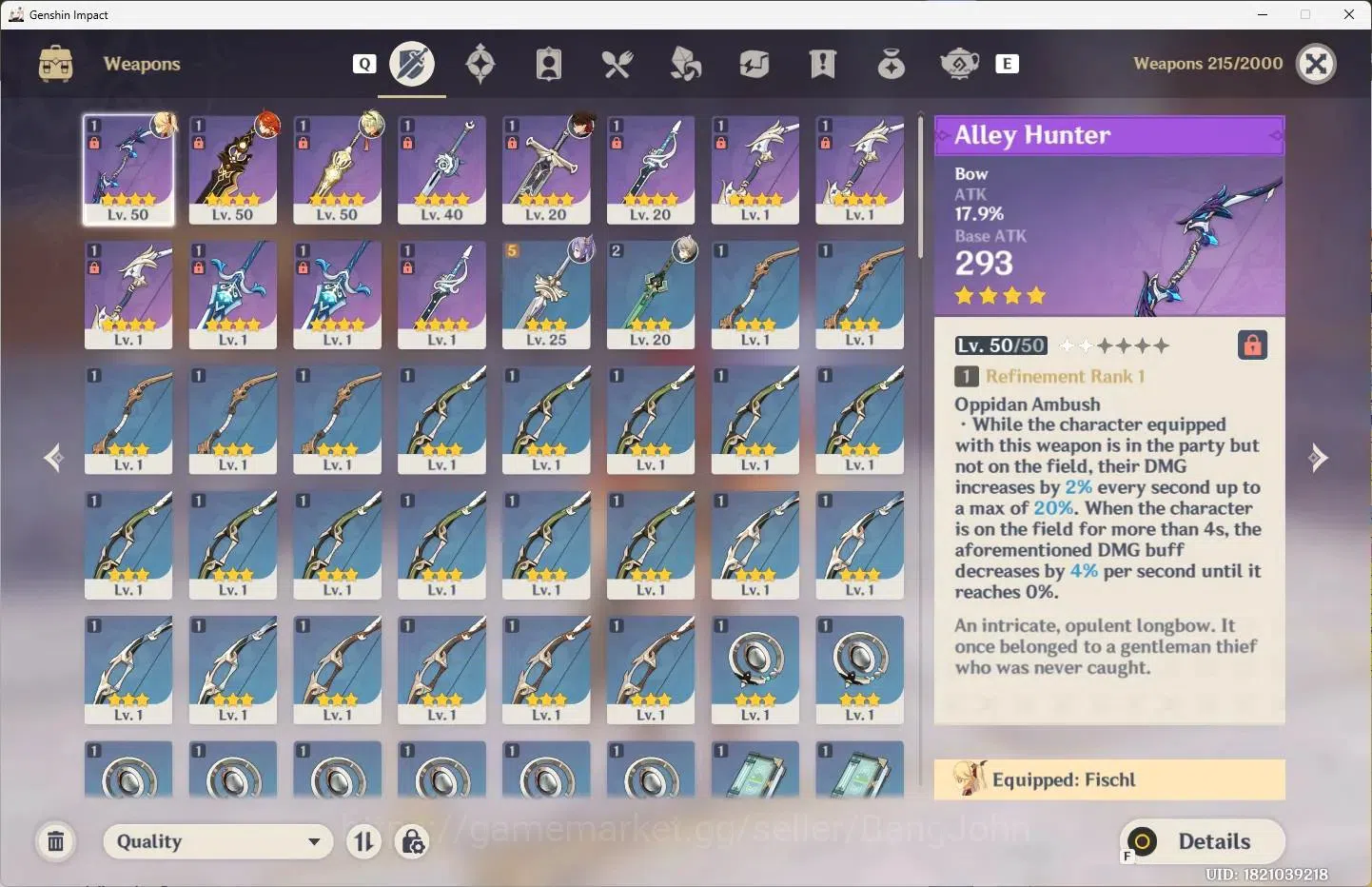 Genshin Impact Accounts ASIA|AR 31|1 Limit+1 Charstd| Mavuika | Low Explor image 3