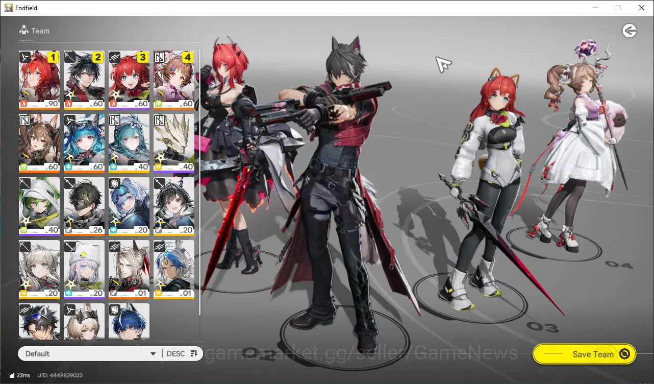 Arknights: Endfield Accounts Asia Lv52|Top OP[Laevatain+Sign,Gilberta,Last Rite image 1