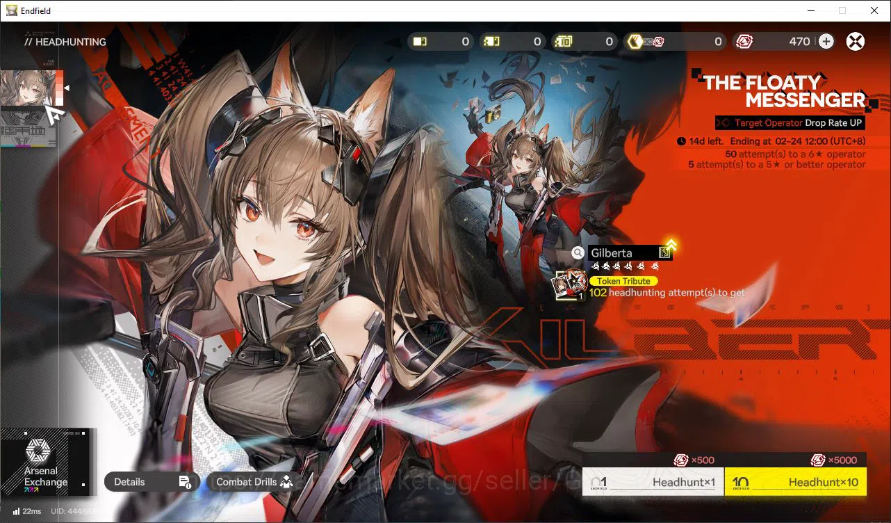 Arknights: Endfield Accounts Asia Lv52|Top OP[Laevatain+Sign,Gilberta,Last 16