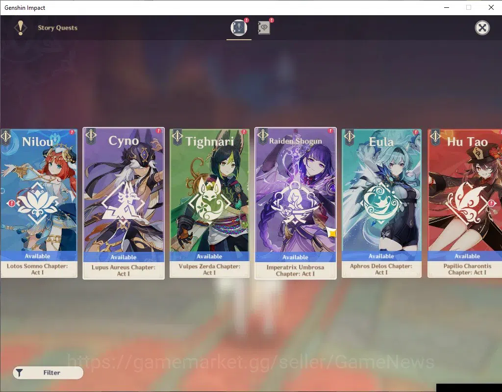 Genshin Impact Accounts ASIA|AR 51|All Unset|3 Limited+2 (*5Weapon)|Zibai+ image 14