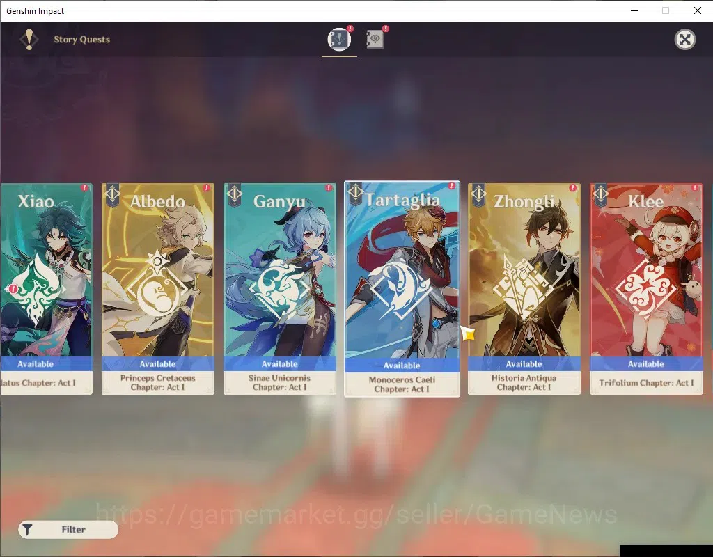Genshin Impact Accounts ASIA|AR 51|All Unset|3 Limited+2 (*5Weapon)|Zibai+ image 15