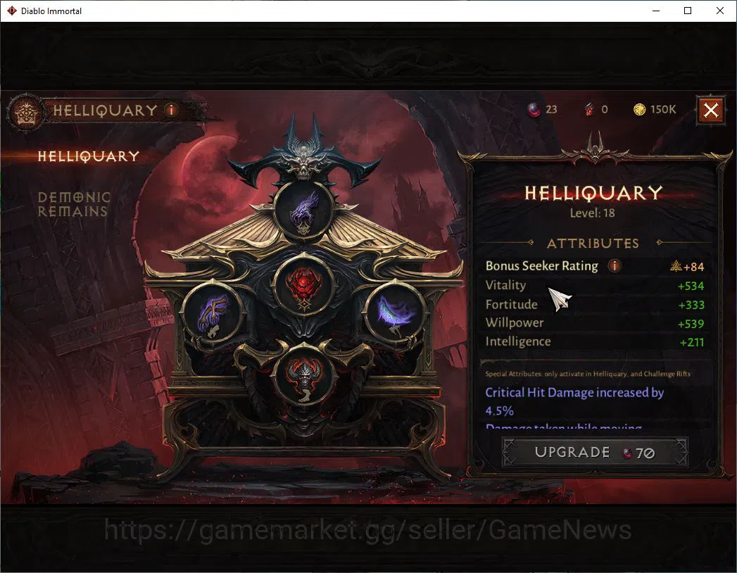 Diablo Immortal Accounts Starter NA - high heaven|Lv60(468)|Wizard|30K CR|Reso 480||Paragon Maledictor|Inferno I|Hell Lv 11