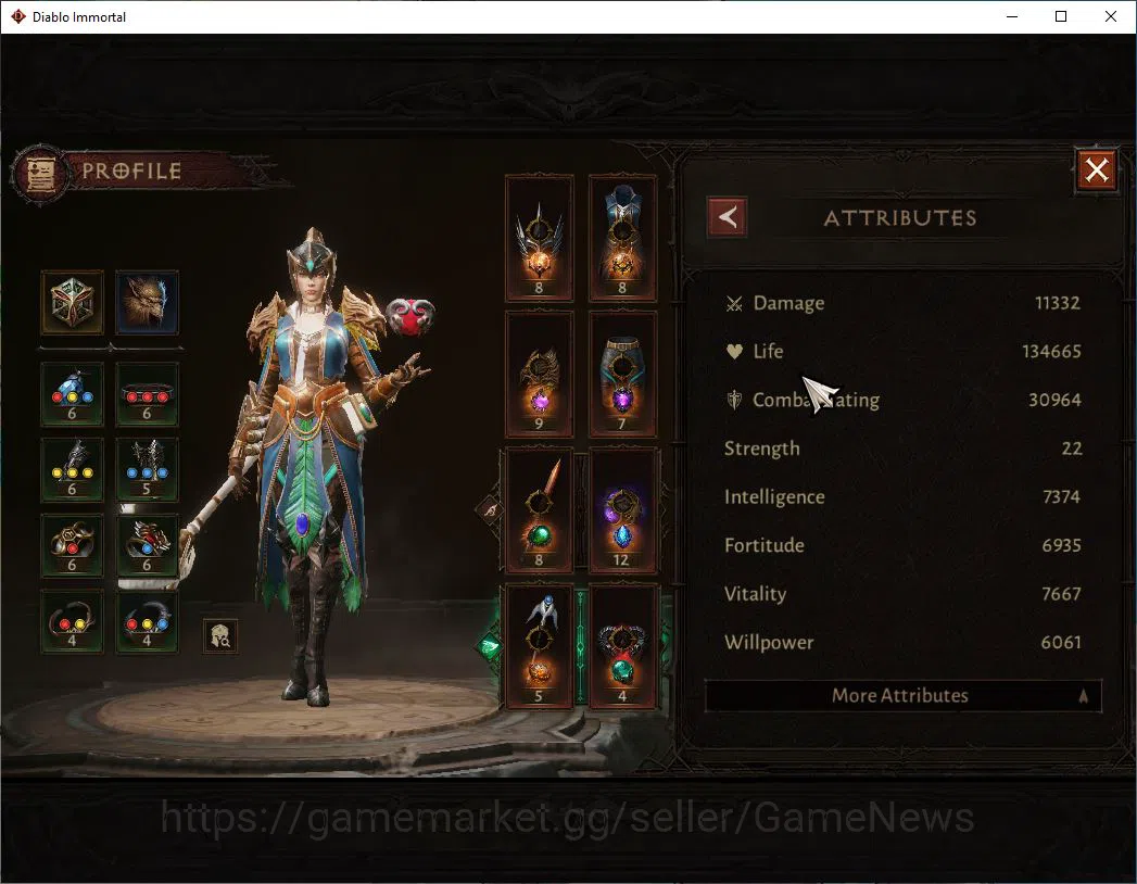 Diablo Immortal Accounts Starter NA - high heaven|Lv60(468)|Wizard|30K CR|Reso 480||Paragon Maledictor|Inferno I|Hell Lv 4