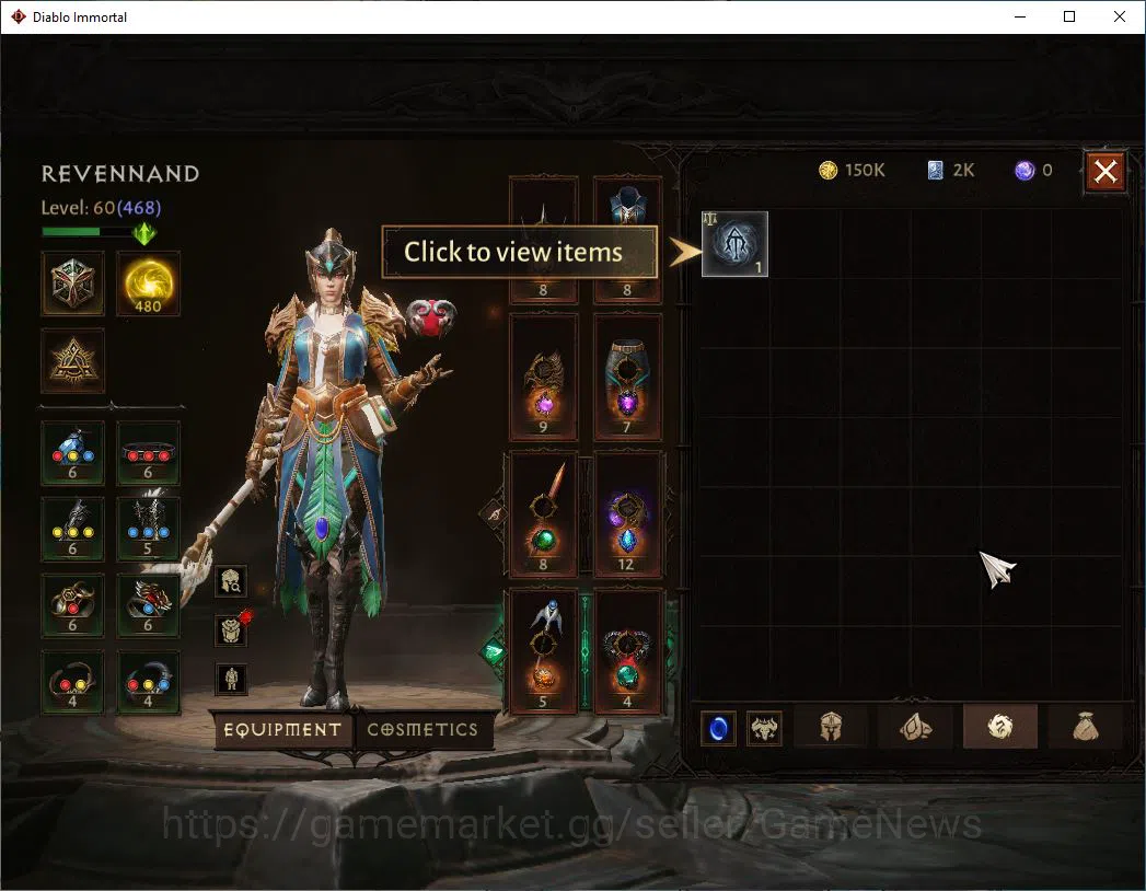 Diablo Immortal Accounts Starter NA - high heaven|Lv60(468)|Wizard|30K CR|Reso 480||Paragon Maledictor|Inferno I|Hell Lv 7