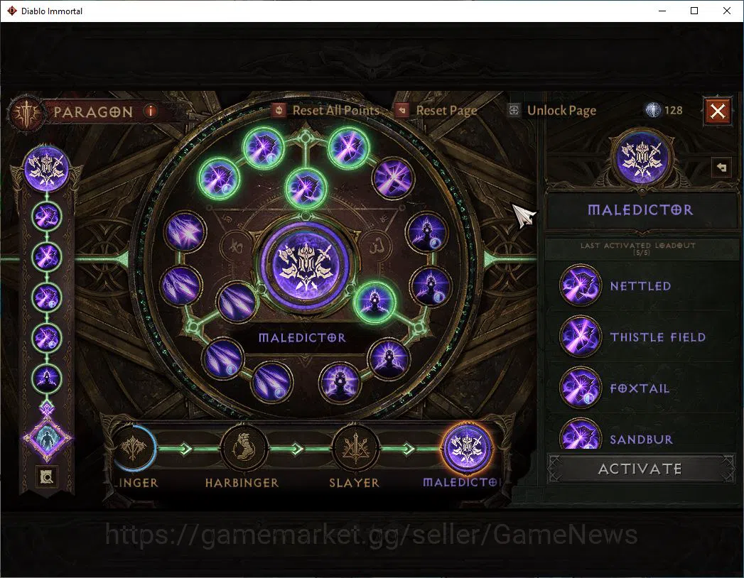 Diablo Immortal Accounts Starter NA - high heaven|Lv60(468)|Wizard|30K CR|Reso 480||Paragon Maledictor|Inferno I|Hell Lv 9
