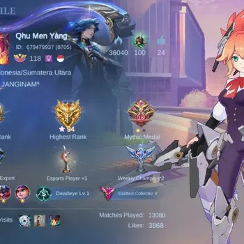 Mobile Legends: Bang Bang Accounts Rare Skin Global|Skin 365|Exalted|KOF Karina+Guinevere,Aspirant Fanny,Collector