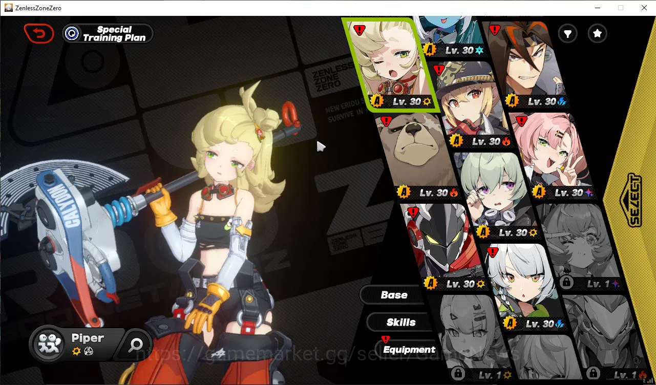 Zenless Zone Zero Accounts Mid-Game EU|IK 44|3 Limited[Nangong Yu+Sign,Yidhari+Sign,Harumasa]+2 STD[Lycaon+Sign,Nekomata]|4 6