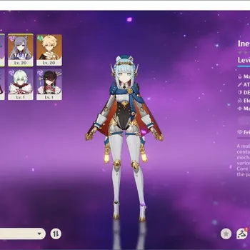 Genshin Impact Accounts Starter ASIA|Starter AR 10|1 Limited Char(Ineffa)+Keqing+Beidou,Sucrose|MC Male|Check