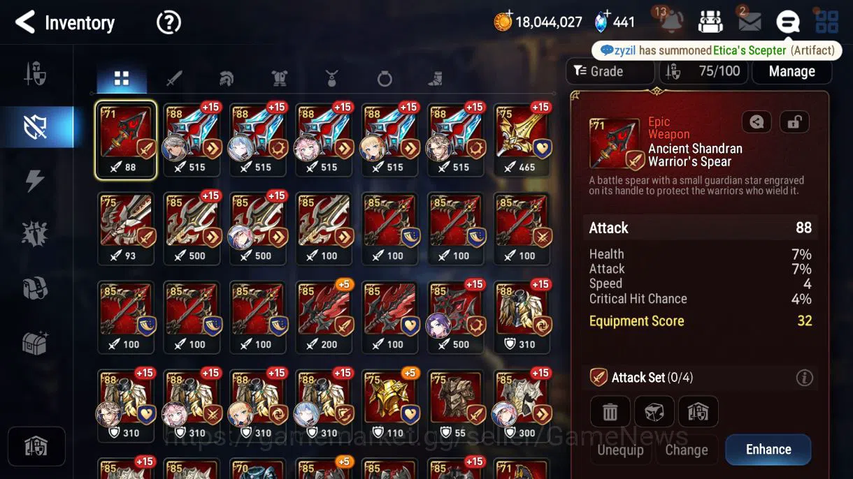 Epic Seven Accounts GLOBAL Verif|NewEra|5 ML(LOTScales,ARavi,Straze,AY image 10