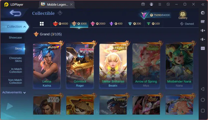 Mobile Legends: Bang Bang Accounts GLOBAL|Hero 132|Skin 287|Prime Beatrix,TRF Roger,K image 20