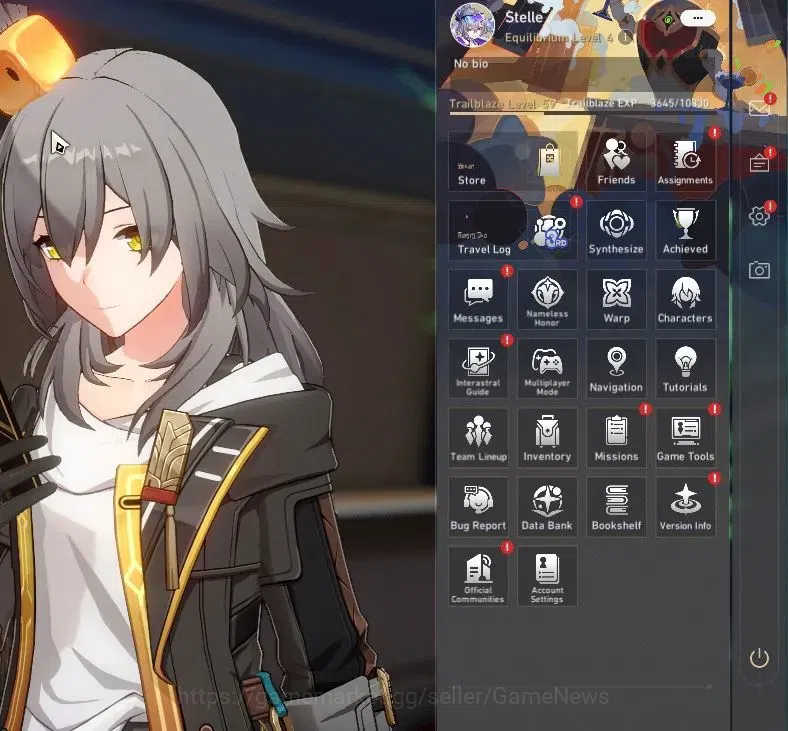 Honkai Star Rail Accounts Mid Game Asia|TL 59|5 Limited|(Silver Wolf 999,Hyacine)+Sign,Huohuo,Acheron,Fu Xuan|MC Female|Take 1