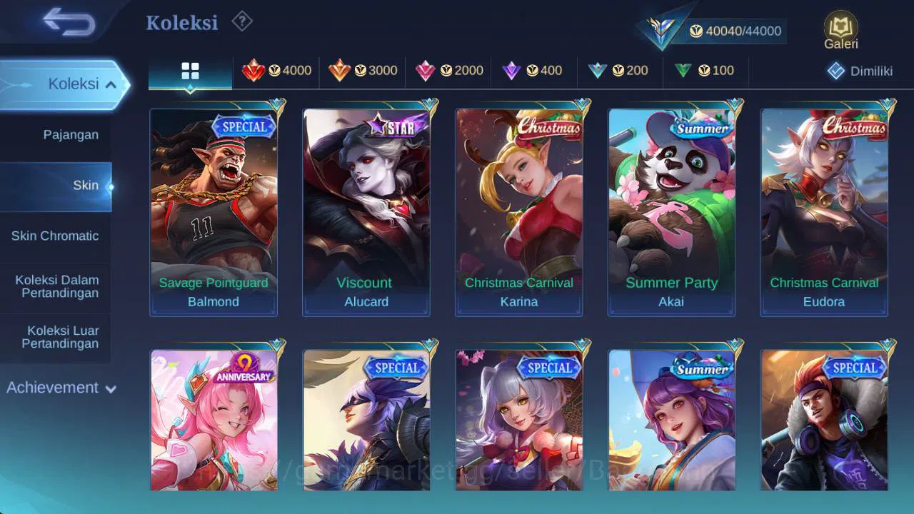 Mobile Legends: Bang Bang Accounts Global, collector expert, Mgranger,saber freya,bla image 10