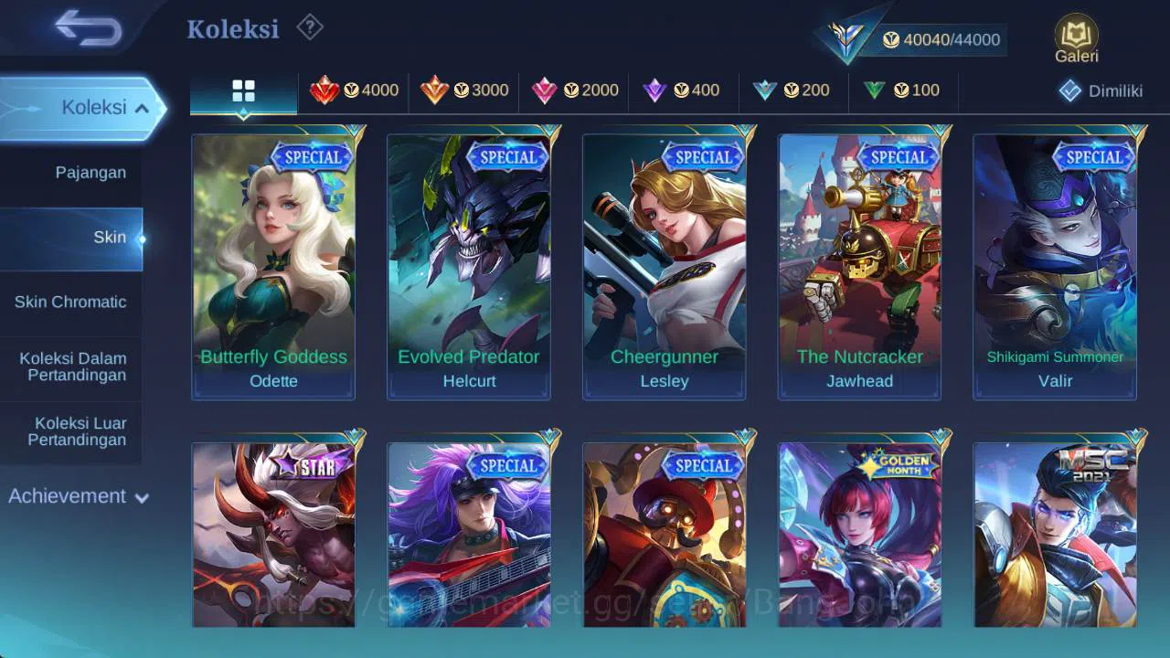 Mobile Legends: Bang Bang Accounts Global, collector expert, Mgranger,saber freya,bla image 8