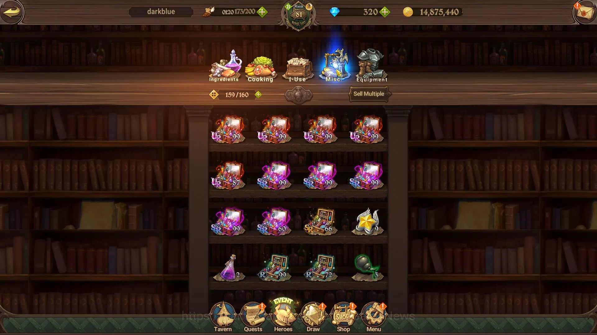 The Seven Deadly Sins: Grand Cross Accounts Midgame Global|3,2M CC|320 DM+100 LS|2 18
