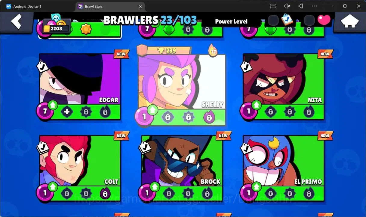 Brawl Stars Accounts Global |2208 Trophy|23 Brawler|1 Max Hypercharge(G image 6