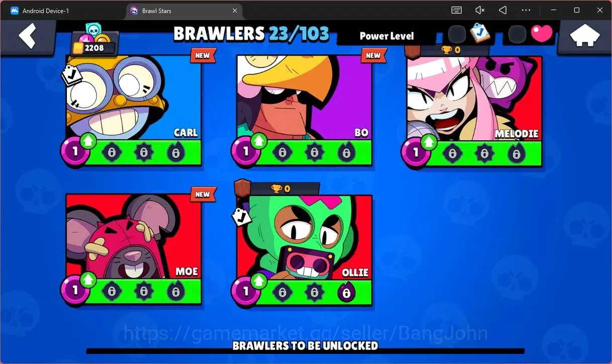 Brawl Stars Accounts Global |2208 Trophy|23 Brawler|1 Max Hypercharge(G image 8