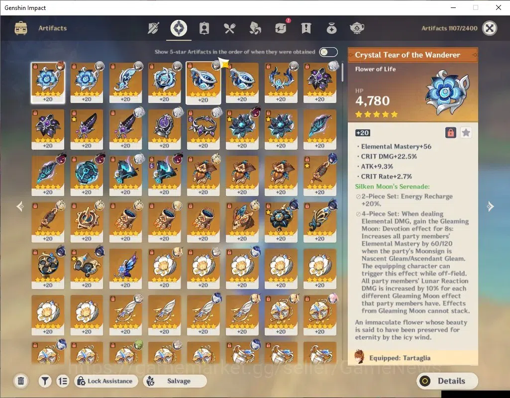 Genshin Impact Accounts ASIA|AR60|15 Limited+11(*5Wep)|Zibai,KazuhaC2,Clor image 7