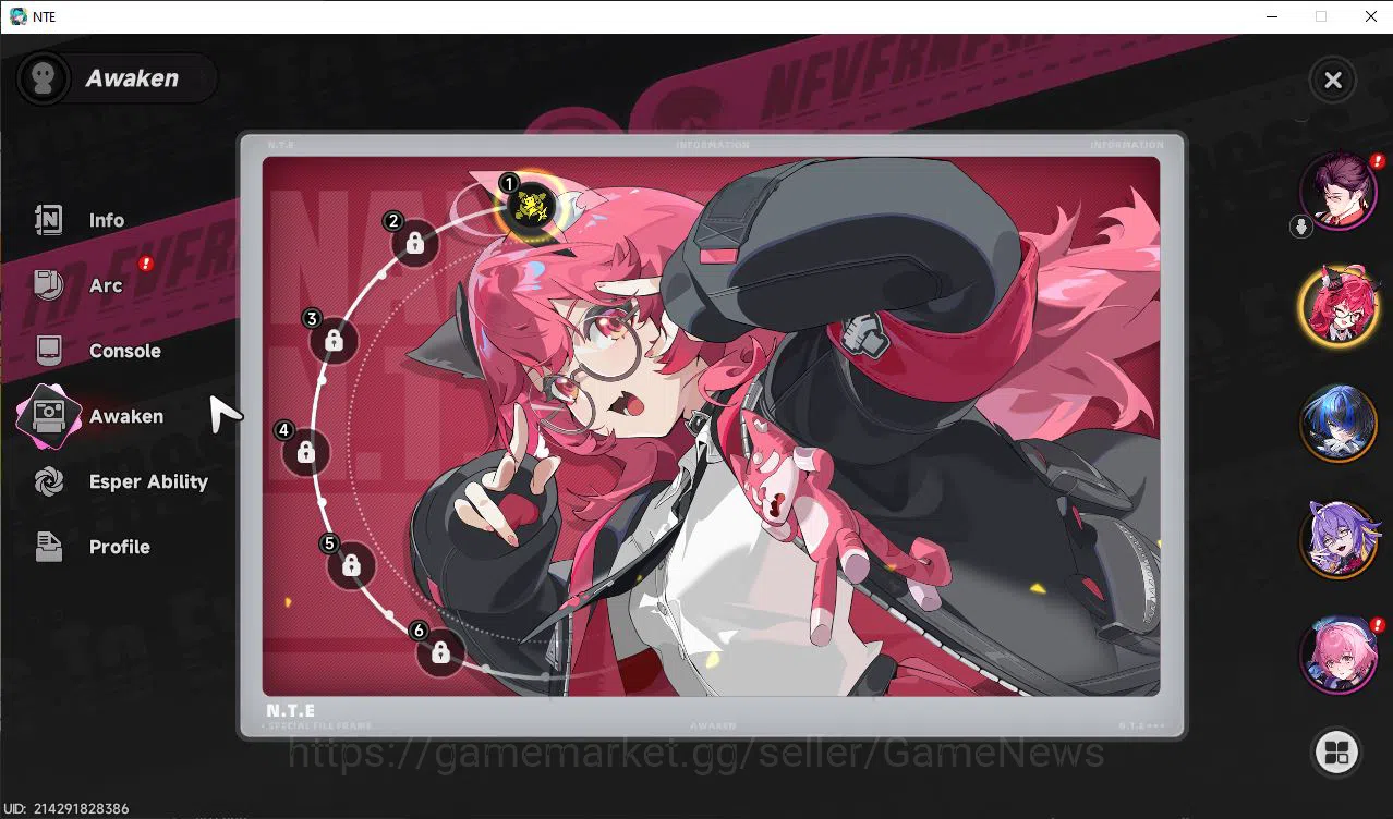 Neverness to Everness Accounts GLOBAL EU |HL 3| 3 SSR Limited Nanally,Daffodill,F image 4
