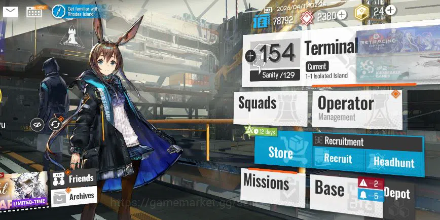 Arknights Accounts Lv 2 | 32 Operator | 2k+ Orundum | 1 Limited | [Si image 6