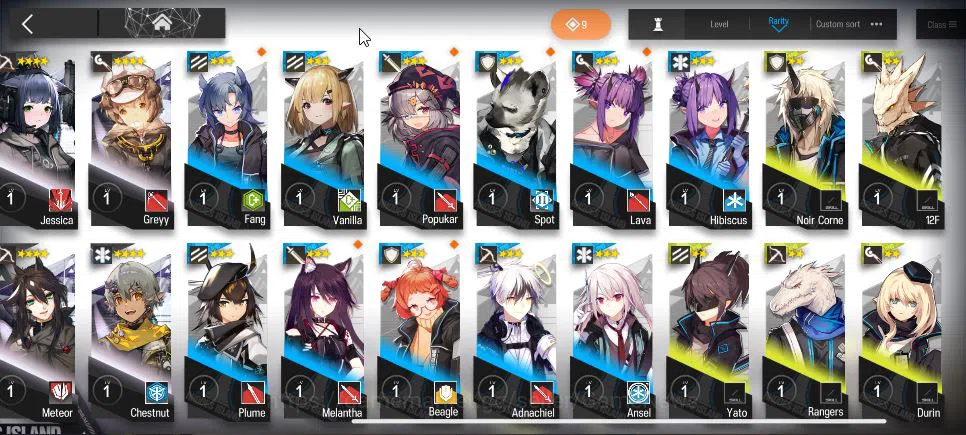 Arknights Accounts Lv 2 | 32 Operator | 2k+ Orundum | 1 Limited | [Si image 9