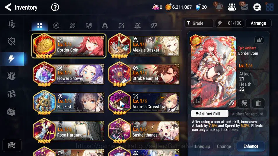 Epic Seven Accounts GLOBAL Unverif |New Era| 2 ML (LOT Scales,SSage Vi image 10