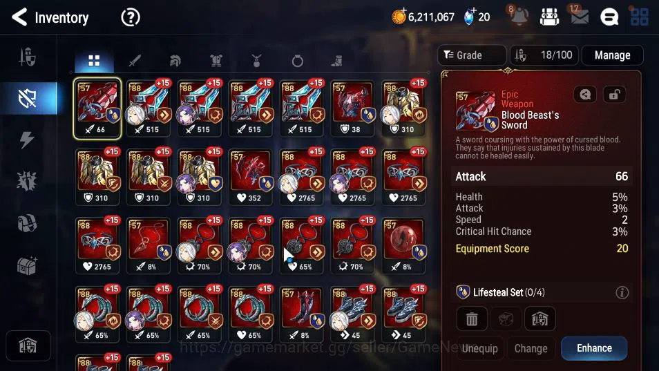 Epic Seven Accounts GLOBAL Unverif |New Era| 2 ML (LOT Scales,SSage Vi image 11