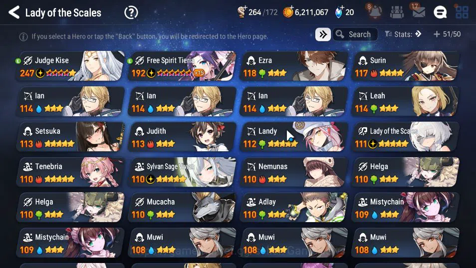 Epic Seven Accounts GLOBAL Unverif |New Era| 2 ML (LOT Scales,SSage Vi image 2