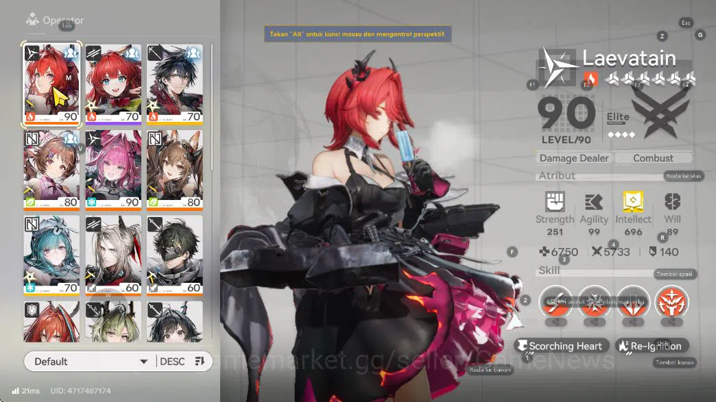 Arknights: Endfield Accounts Asia Lv54|8SSR [(Laevatain,Ardelia,Yvonne])+Sign,L image 2