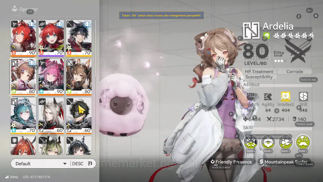 Arknights: Endfield Accounts Asia Lv54|8SSR [(Laevatain,Ardelia,Yvonne])+Sign,L image 3