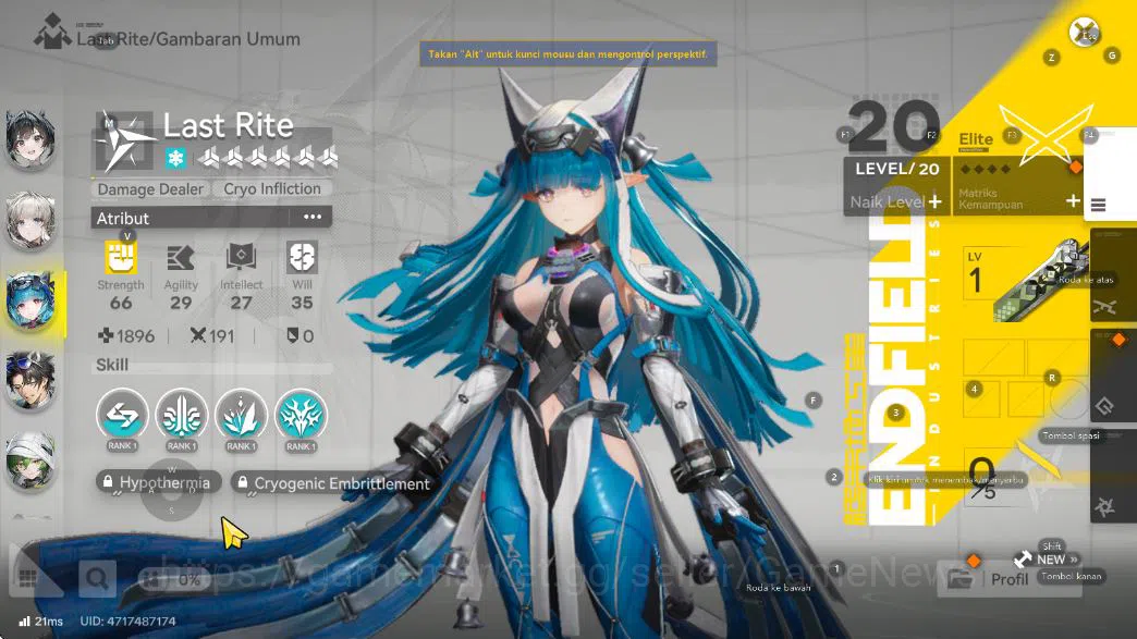 Arknights: Endfield Accounts Asia Lv54|8SSR [(Laevatain,Ardelia,Yvonne])+Sign,L image 8